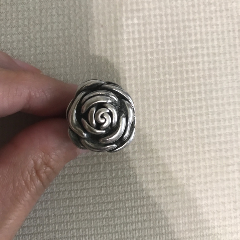 Silver Rose Ring - image 2